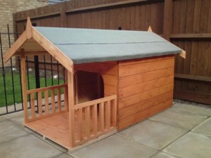 Luxury Dog Kennel Doggy Summerhouse With Veranda UK Mainland Only Delivery